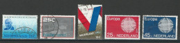 Niederlande NVPH 963, 964, 970-72 , Mi 934-35, 941-43 O - Usati