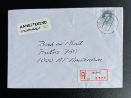 NETHERLANDS 1989 REGISTERED LETTER DEURNE TO AMSTERDAM 18-12-1989 NEDERLAND AANGETEKEND - Briefe U. Dokumente