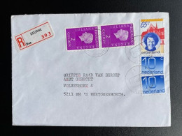 NETHERLANDS 1981 REGISTERED LETTER DEURNE TO 'S HERTOGENBOSCH 09-10-1981 NEDERLAND AANGETEKEND - Briefe U. Dokumente