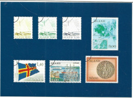 Finland Aland 1984  Card With Imprinted Stamps Issued 1984 - Aland