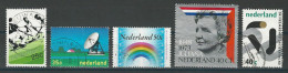 Niederlande NVPH 1032, 1034-37 , Mi 1013, 1015-18 O - Used Stamps