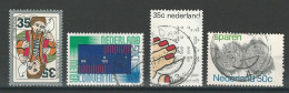 Niederlande NVPH 1075-78 , Mi 1055-58 O - Gebraucht