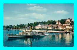 A910 / 465 Suisse NYON Port Quai Et Chateau ( Bateau ) - Nyon