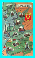 A913 / 661 LANCASHIRE Carte Geographique - Andere & Zonder Classificatie