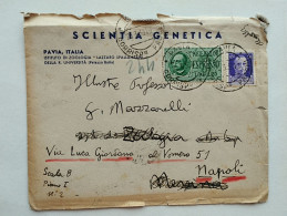 1939 - BUSTA "SCENTIA GENETICA", Istit.Spallanzani, Pavia - Altri & Non Classificati