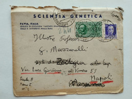 1939 - BUSTA "SCENTIA GENETICA", Istit.Spallanzani, Pavia - Andere & Zonder Classificatie