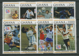 Ghana 1993 Fußball-WM'94 USA 1884/91 Postfrisch - Ghana (1957-...)