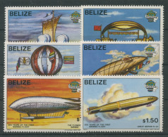 Belize 1983 200 Jahre Luftfahrt: Luftschiffe, Montgolfière 702/07 Postfrisch - Belice (1973-...)