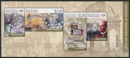 Australien 2001 100 Jahre Commonwealth Of Australia Block 38 Postfrisch (C24121) - Blocks & Sheetlets