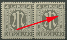 Bizone 1945 Englischer Druck Mit Plattenfehler 11 Cy I, Postfrisch (R7604) - Mint