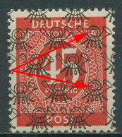 Bizone 1948 Netzaufdruck Mit Aufdruckfehler 65 II AF PI Postfrisch - Mint