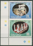 Gibraltar 1984 Weihnachten Heilige Drei Könige-Umzug 485/86 Ecke Postfrisch - Gibraltar