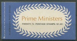 Australien 1972 Premierminister MH 49 Ed. G71/3 Postfrisch (C29460) - Booklets