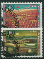 UNO Genf 1995 Jahr Der Jugend Gemälde 267/68 Gestempelt - Used Stamps