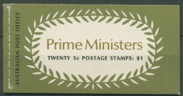 Australien 1969 Premierminister MH 43 Ed. N69/3 Postfrisch (C29458) - Booklets