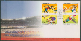 Hongkong 1992 Olympische Sommerspiele Barcelona 645/48 Auf Brief (X99266) - Cartas & Documentos