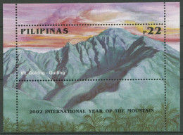 Philippinen 2002 Jahr Der Berge Mt.Guiting-Guiting Block 180 Postfrisch (C99813) - Philippines