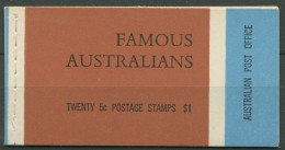 Australien 1968 Persönlichkeiten MH 42 Ed. V68/3 Postfrisch (C29456) - Postzegelboekjes