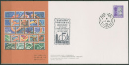 Hongkong 1996 Königin Elisabeth Briefmarkenausstellung 701 Auf Brief (X99323) - Lettres & Documents
