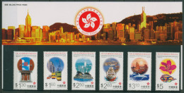 Hongkong 1997 Verkehrsmittel 820/25 Im Folder Postfrisch (C99271) - Unused Stamps