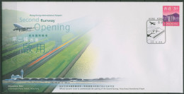Hongkong 1999 Flughafen Hong Kong 810 Auf Brief Gestempelt (X99371) - Storia Postale
