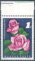 C5839 Hungary Flora Flower Rose Exhibition MNH RARE - Roses