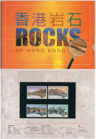 Hongkong 2002 Berge Felsen Steine 1051/54 Im Folder Postfrisch (SG99379) - Unused Stamps
