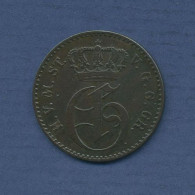 Mecklenburg-Strelitz 3 Pfennige 1855 A, Großherzog Georg, J 116 Ss (m3281) - Petites Monnaies & Autres Subdivisions