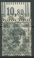 Bizone 1948 Netzaufdruck Walzendruck Oberrand 40 II W OR Postfrisch - Mint