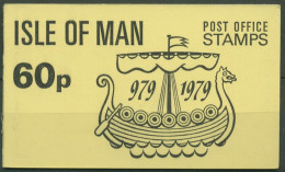 Isle Of Man 1979 Freimarken Wappen Markenheftchen MH 6 A Gestempelt (C61016) - Man (Ile De)