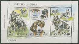 Schweden 1989 Tiere Hunde Heftchenblatt H.-Blatt 171 Postfrisch (C60758) - 1981-..