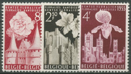 Belgien 1955 Genter Blumenschau Azalee Frauenschuh Begonie 1010/12 Postfrisch - Neufs