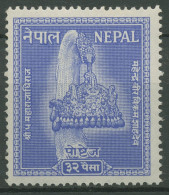 Nepal 1957 Shah-Deb-Dynastie Königskrone 106 Postfrisch - Nepal