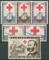 Belgien 1959 100 Jahre Rotes Kreuz Henry Dunant 1149/54 Postfrisch - Neufs