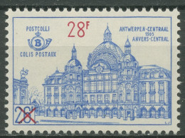 Belgien 1964 Postpaketmarke Bahnhof Antwerpen Mit Aufdruck PP 57 Postfrisch - Neufs