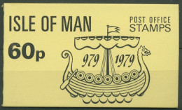 Isle Of Man 1979 Freimarken Wappen Markenheftchen MH 6 A Postfrisch (C61015) - Man (Ile De)