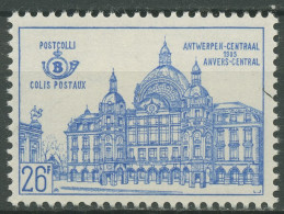 Belgien 1963 Postpaketmarke Bahnhof Antwerpen PP 56 Postfrisch - Mint