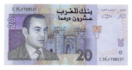 (Billets). Maroc. Morocco. 20 Dirhams 1426 2005 (1). N°35 708531. P 68. Sign. UNC - Marocco