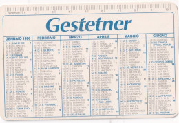 Calendarietto - Gestetner - Agenzia Multicopia - Catania - Anno 1996 - Petit Format : 1991-00