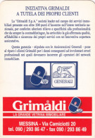 Calendarietto - Grimaldi - La Grande Vetrina Immobiliare - Messina - Anno 1992 - Petit Format : 1991-00