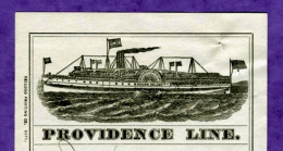 USA Check Providence And Stonington Steam Ship 1886 Co. 1886 EXTREMELY RARE - Other & Unclassified