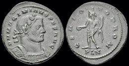 Maximianus I Herculius AE Follis Genius Standing Left - La Tétrarchie (284 à 307)