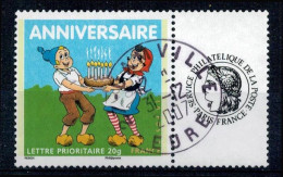 2007 N 4081A SYLVAIN ET SYLVETTE VIGNETTE CERES OBLITERE CACHET ROND 31-12-2007 #234# - Usati