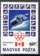Hungary 1976  Single Stamp Celebrating Olympic Games - Montreal, Canada In Fine Used - Gebraucht