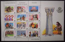 España Spain 2000  Historia De España  HB  Block  Mi 3565/76  Yv 3299/10  Edi MP73  Nuevo New MNH ** - Unused Stamps