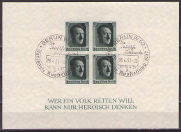 DEUTSCHES REICH - MICHEL BL 8 - SONDERSTEMPEL - USED - Blocks & Kleinbögen