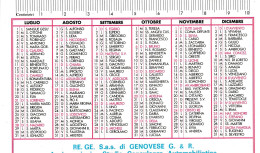 Calendarietto - RE.GE S.a.s. Di Genovese G. E B. Assicurazioni - Barcellona - Anno 1996 - Petit Format : 1991-00