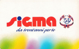 Calendarietto - Sigma - Negozi E Supermercati - Anno 1992 - Petit Format : 1991-00