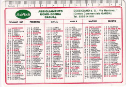 Calendarietto - Solo Moda - Desenzano Del Garda - Anno 1996 - Petit Format : 1991-00