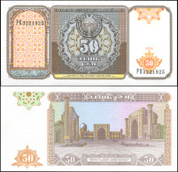 Uzbekistan 50 Som. 1994 Paper Unc. Banknote Cat# P.78a - Ouzbékistan